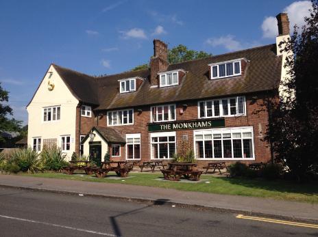 Monkhams Pub in Buckhurst Hill